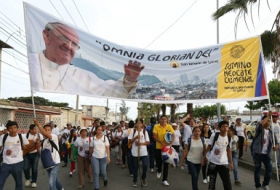 More than 1 million expected at Pope Francis` first mass in South America